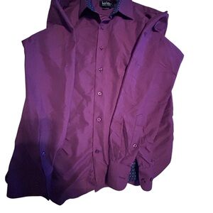 Purple Button-Up Shirt